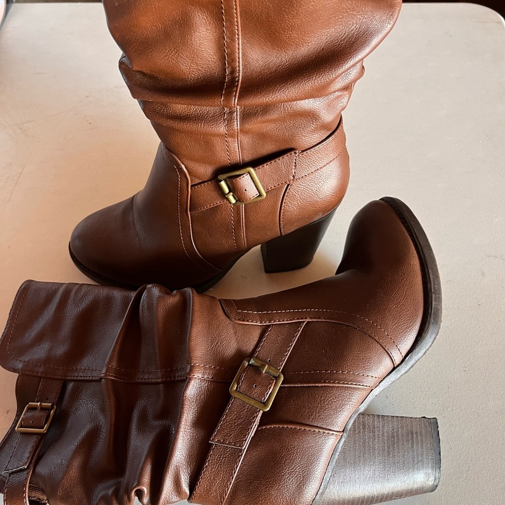 High healed boots
